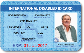Illustration relating to disability card application